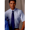 Light Blue Men's Short Sleeve Executive Button Down Shirt